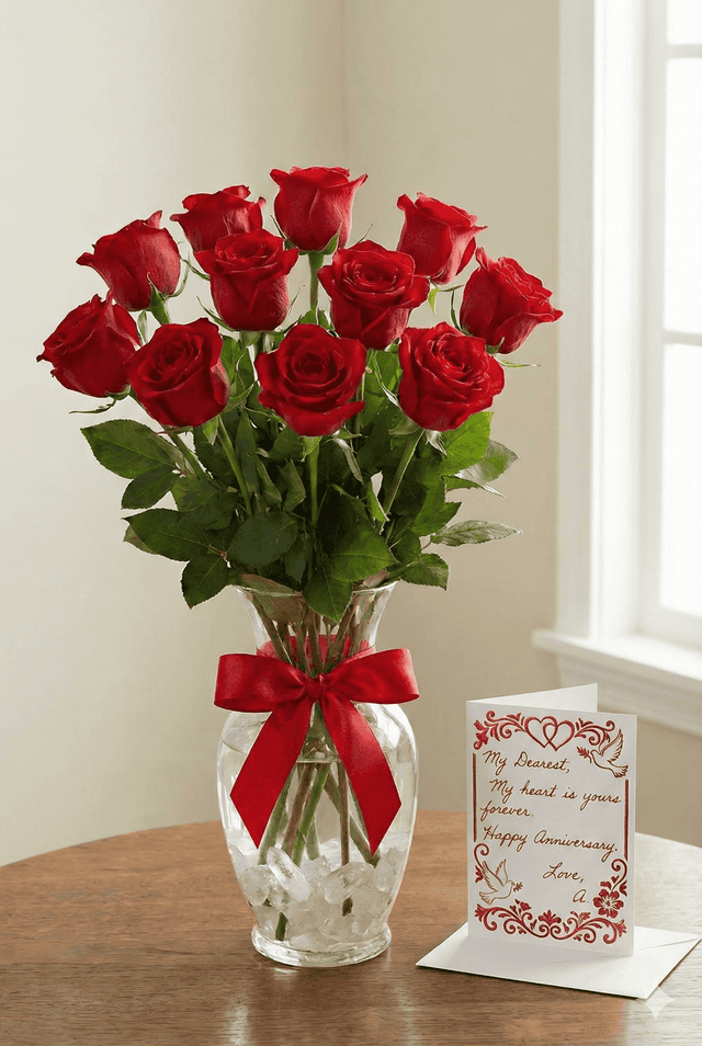 1 Dozen Red Roses