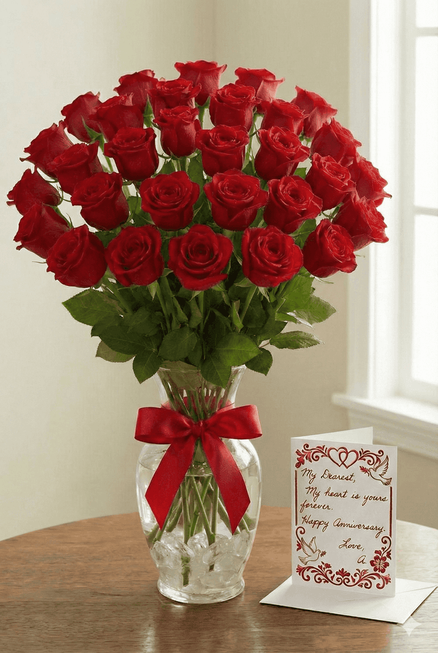 3 Dozen Red Roses